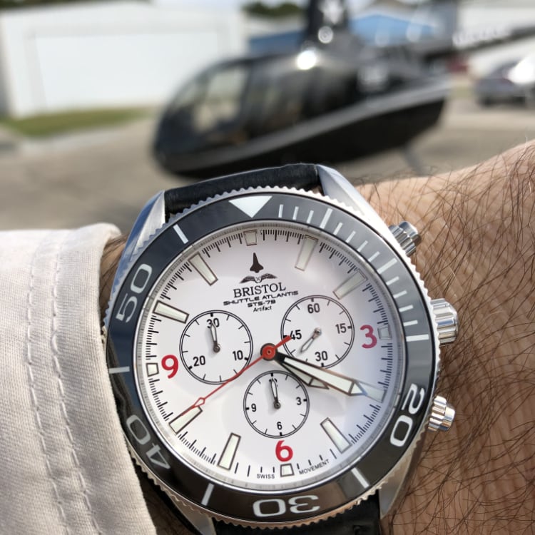 747 Tribute - Stainless Steel, White Dial