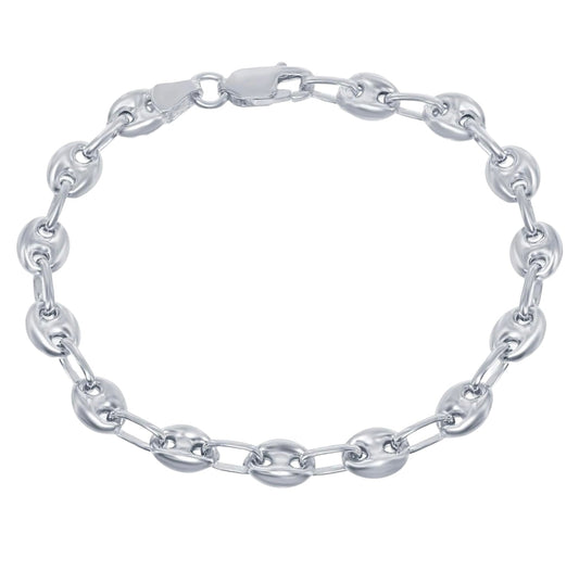 925 Sterling Silver Fancy Anklet