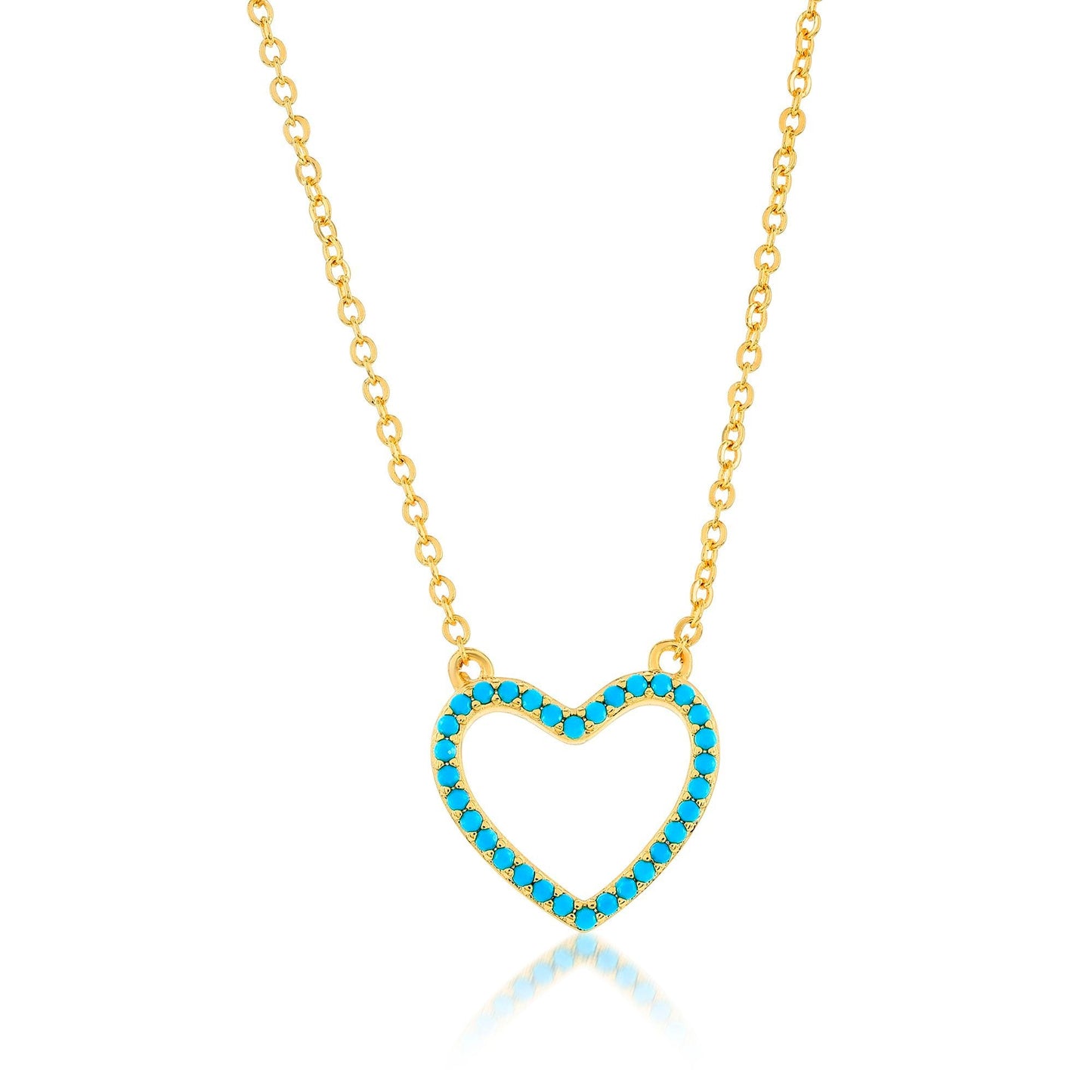 Turquoise Heart Necklace